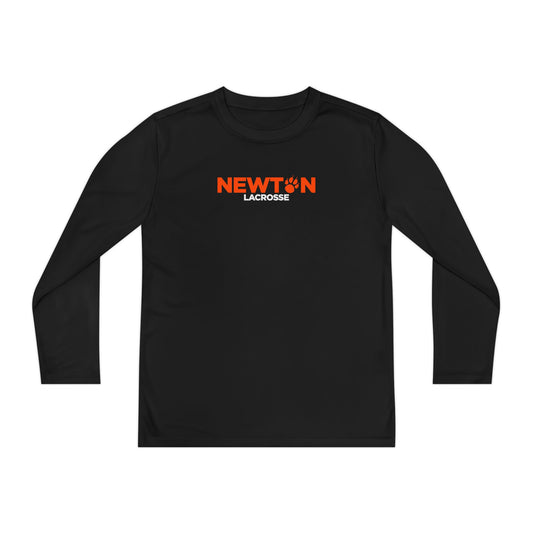 Youth Newton Youth Lacrosse Sport-Tek Performance Long Sleeve