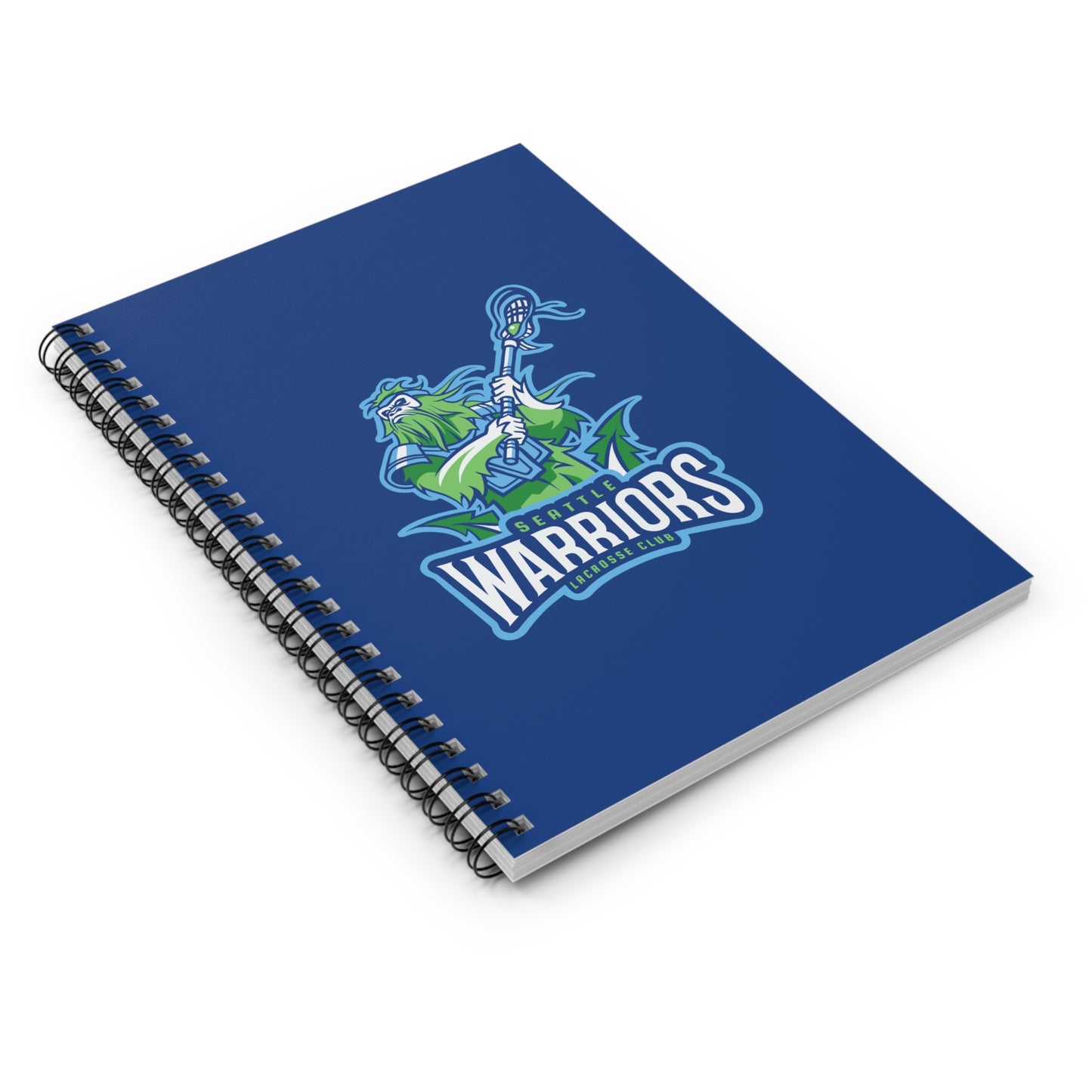 Seattle Warriors Lacrosse Spiral Notebook - Ruled Line (8" x 6")