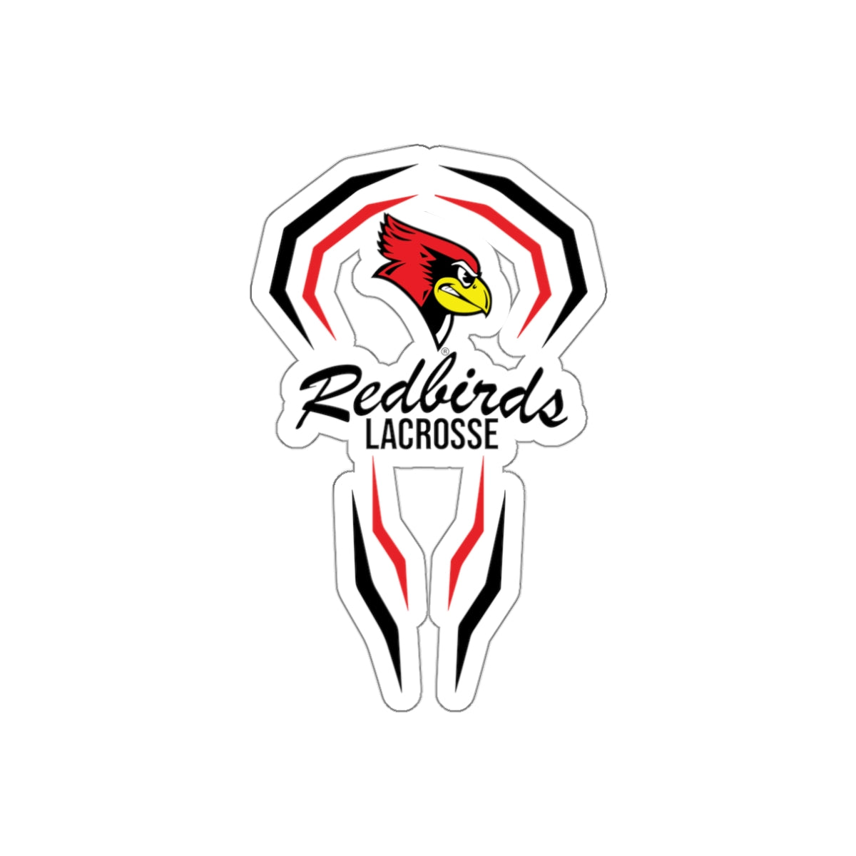 ISU Lacrosse Die-Cut Outdoor Sticker
