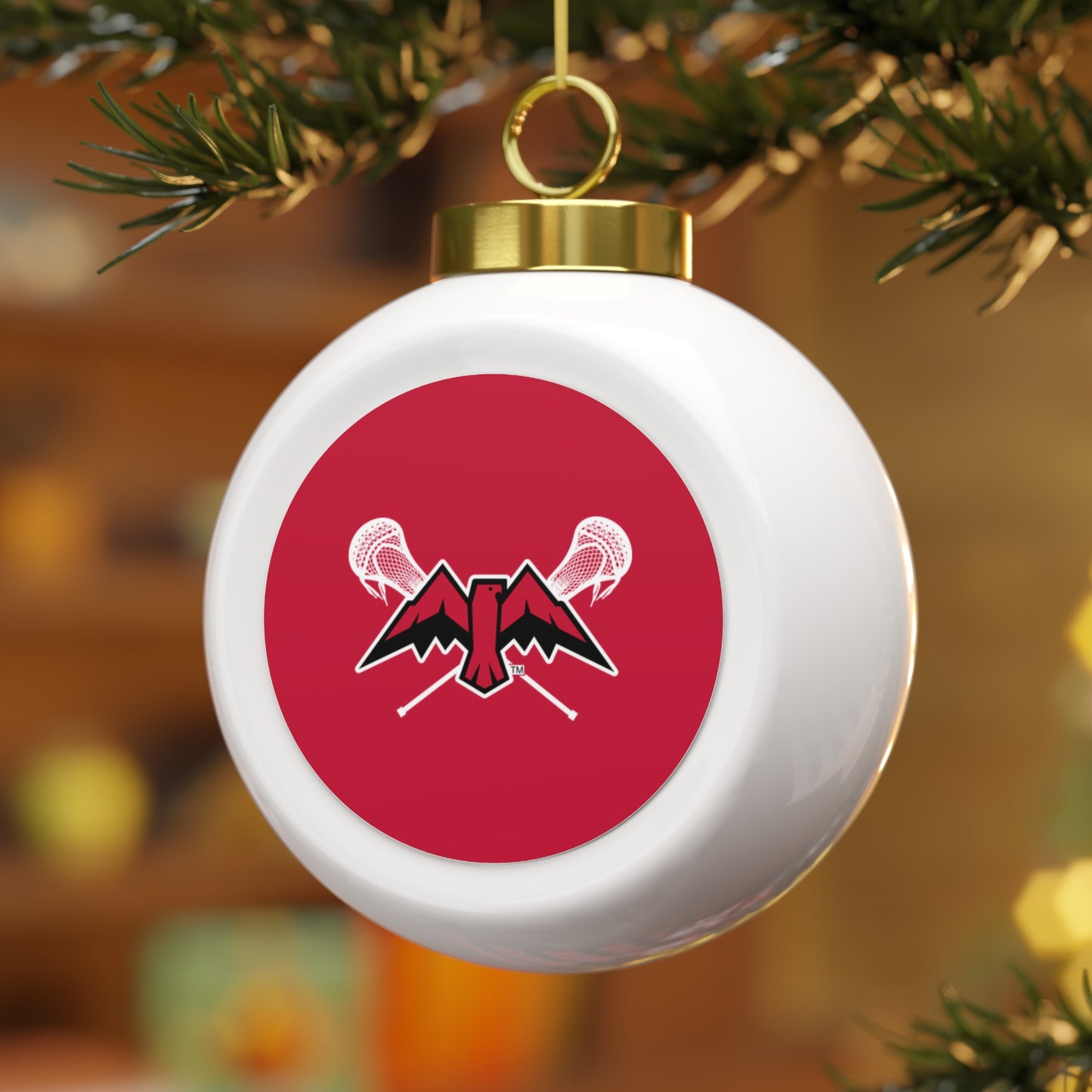 Montrose Lacrosse Christmas Ball Ornament