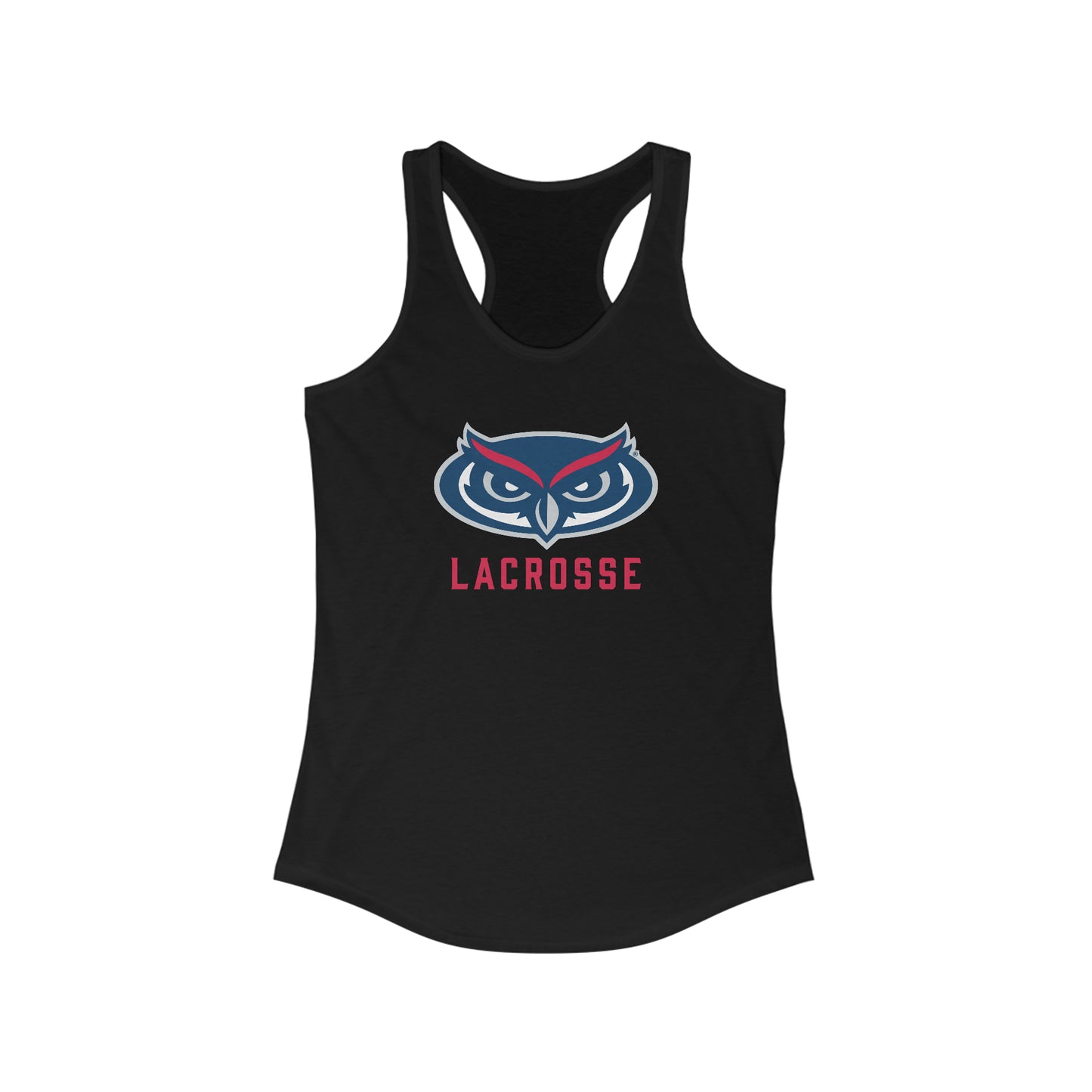 Women's FAU Lacrosse Next Level Racerback Tank
