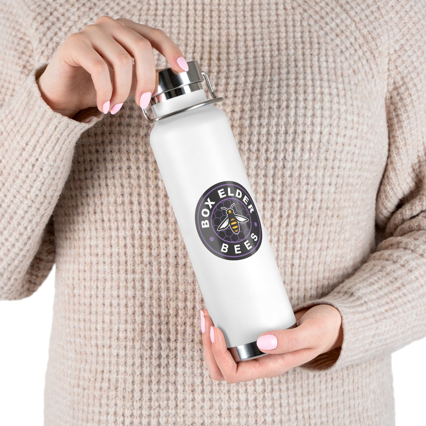 Box Elder Lacrosse Copper Vacuum Insulated Bottle (22oz)