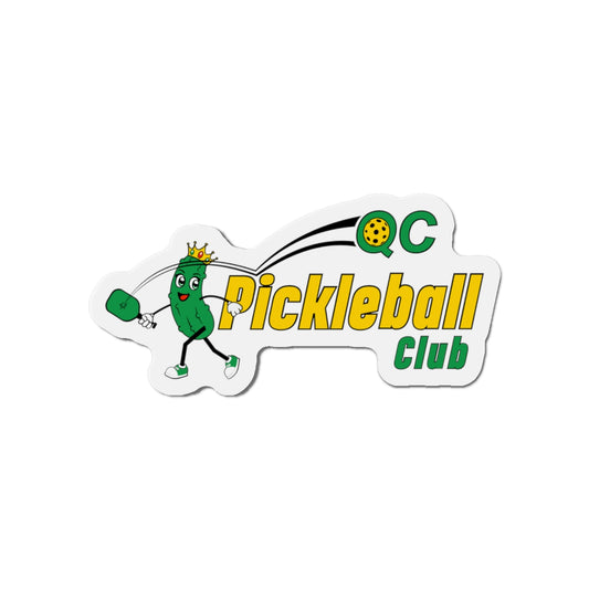 QC Pickleball Die-Cut Magnet