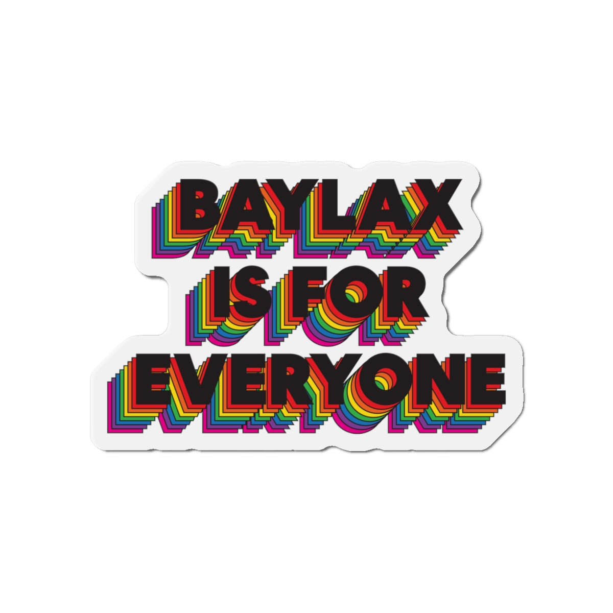 BayLax Die-Cut Magnet