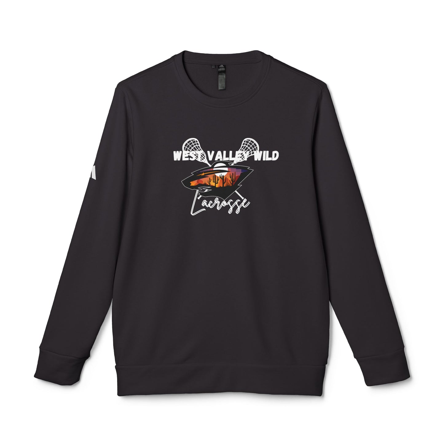 Adult WVW Lacrosse Adidas Fleece Crewneck Sweatshirt