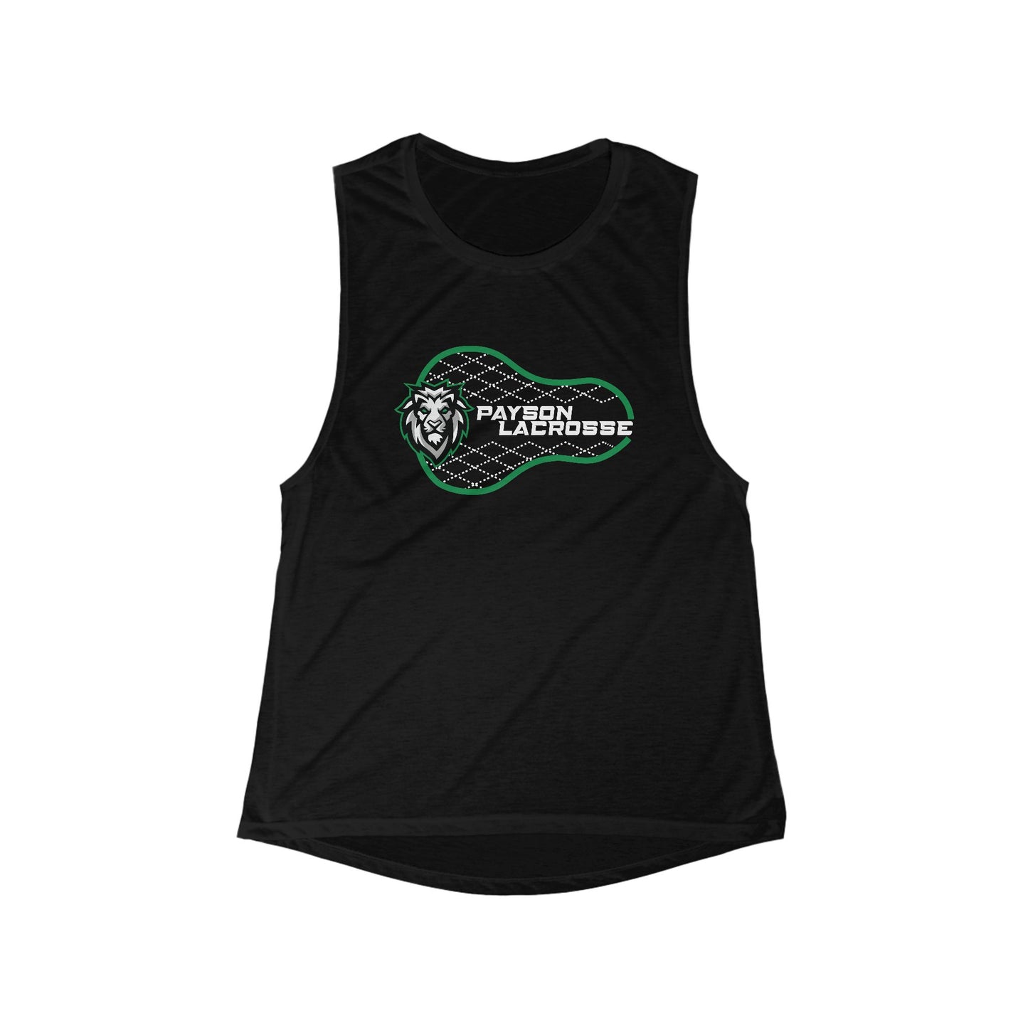 Women's Payson Youth Lacrosse Bella + Canvas Flowy Scoop Muscle Tank