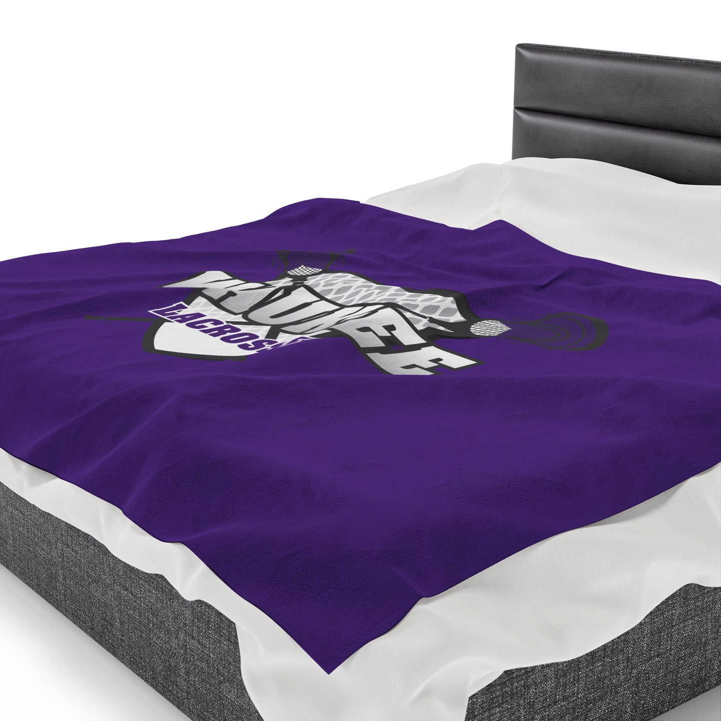 Waukee Lacrosse Velveteen Plush Blanket (60" x 80")