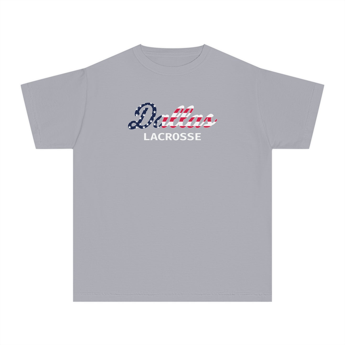 Youth SMU Lacrosse Garment Dyed T-Shirt