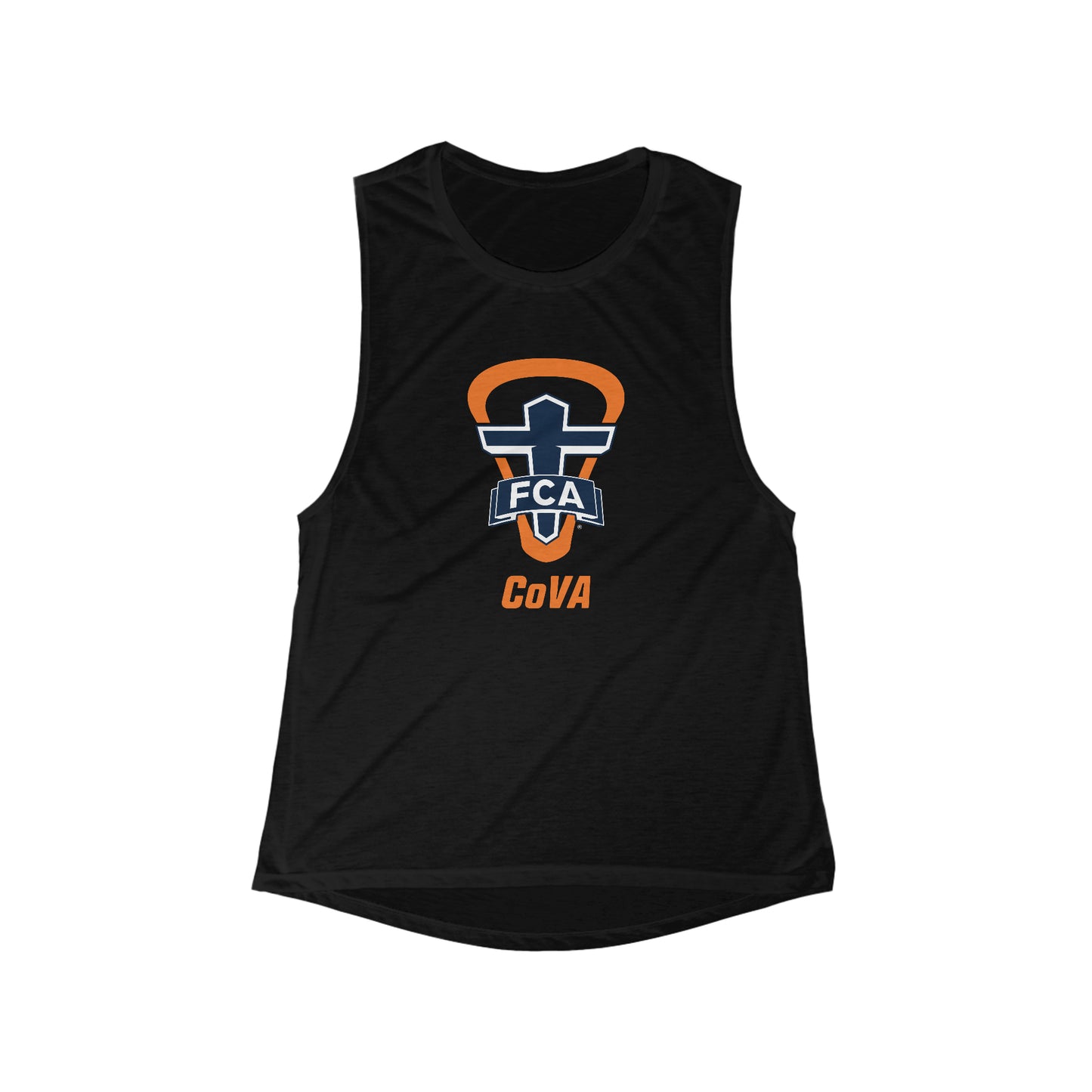 Women's FCA Lacrosse Bella + Canvas Flowy Scoop Sport Tank