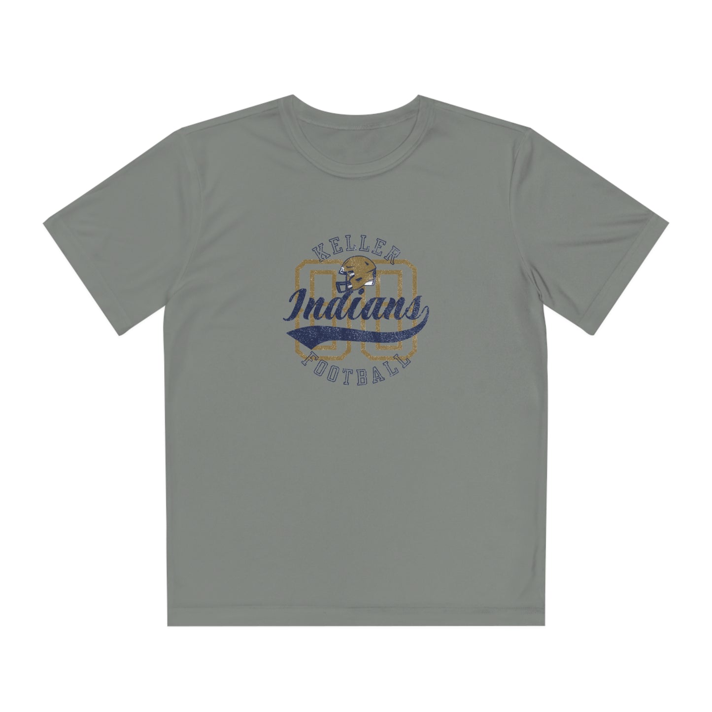 Youth Keller Football Sport-Tek Performance T-Shirt