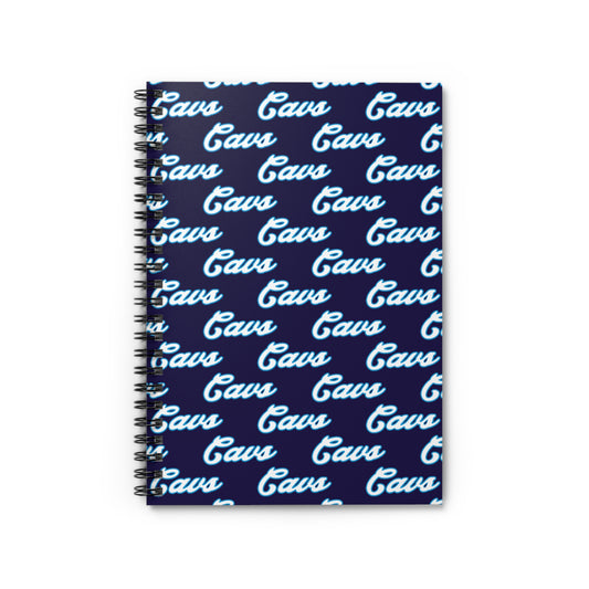 Cavaliers Lacrosse Spiral Notebook - Ruled Line