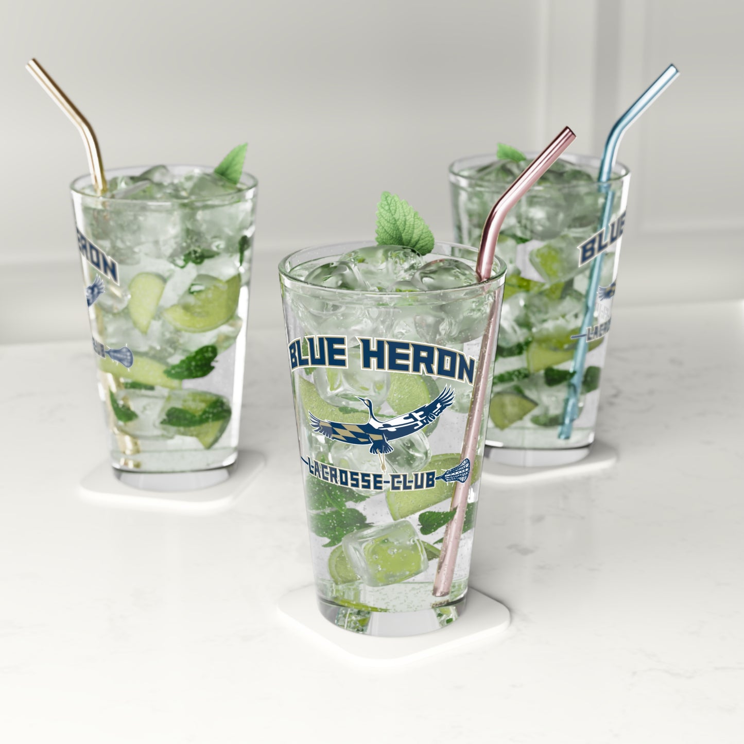 Blue Heron Lax Pint Glass