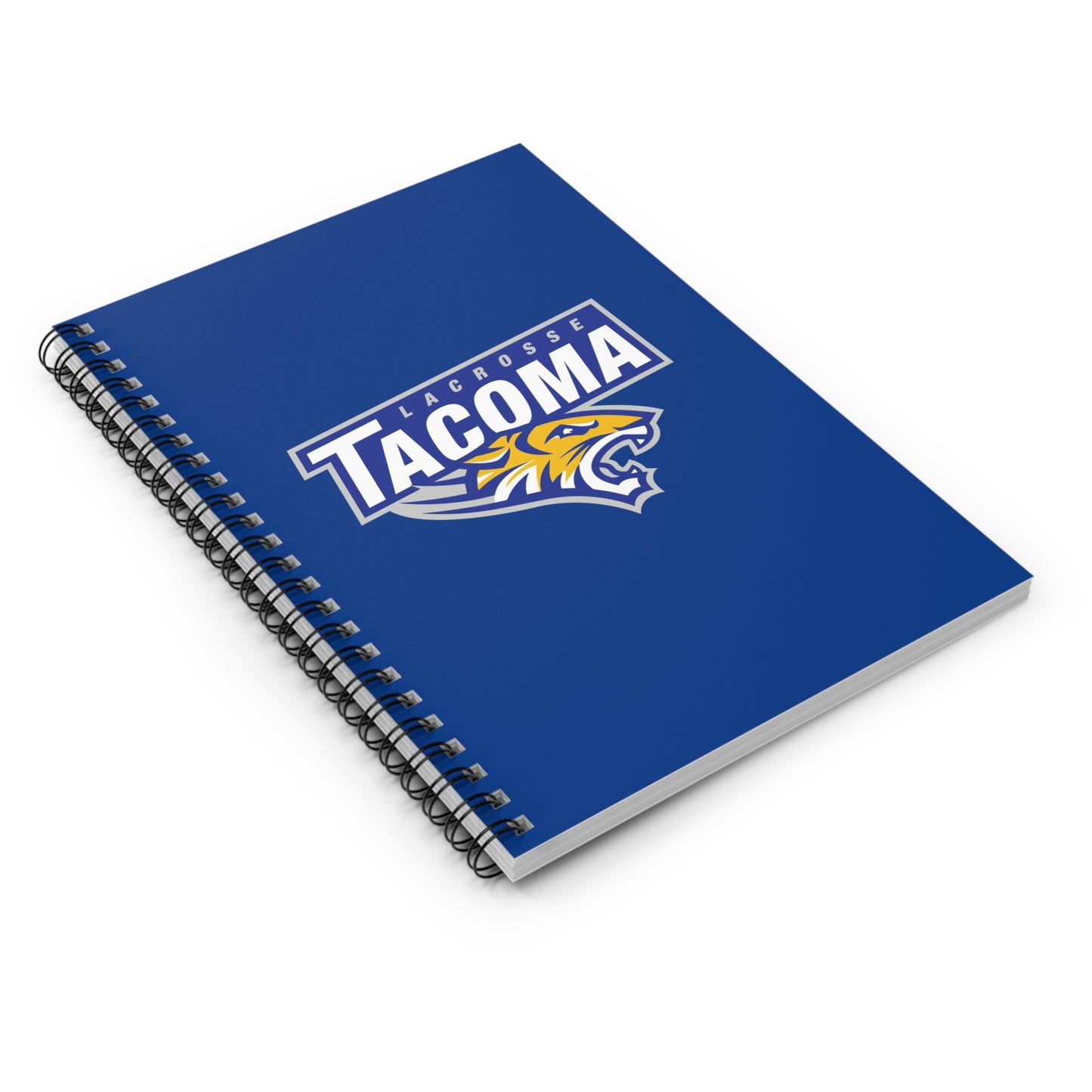 Tacoma Tigers Lacrosse Spiral Notebook - Ruled Line (8" x 6")