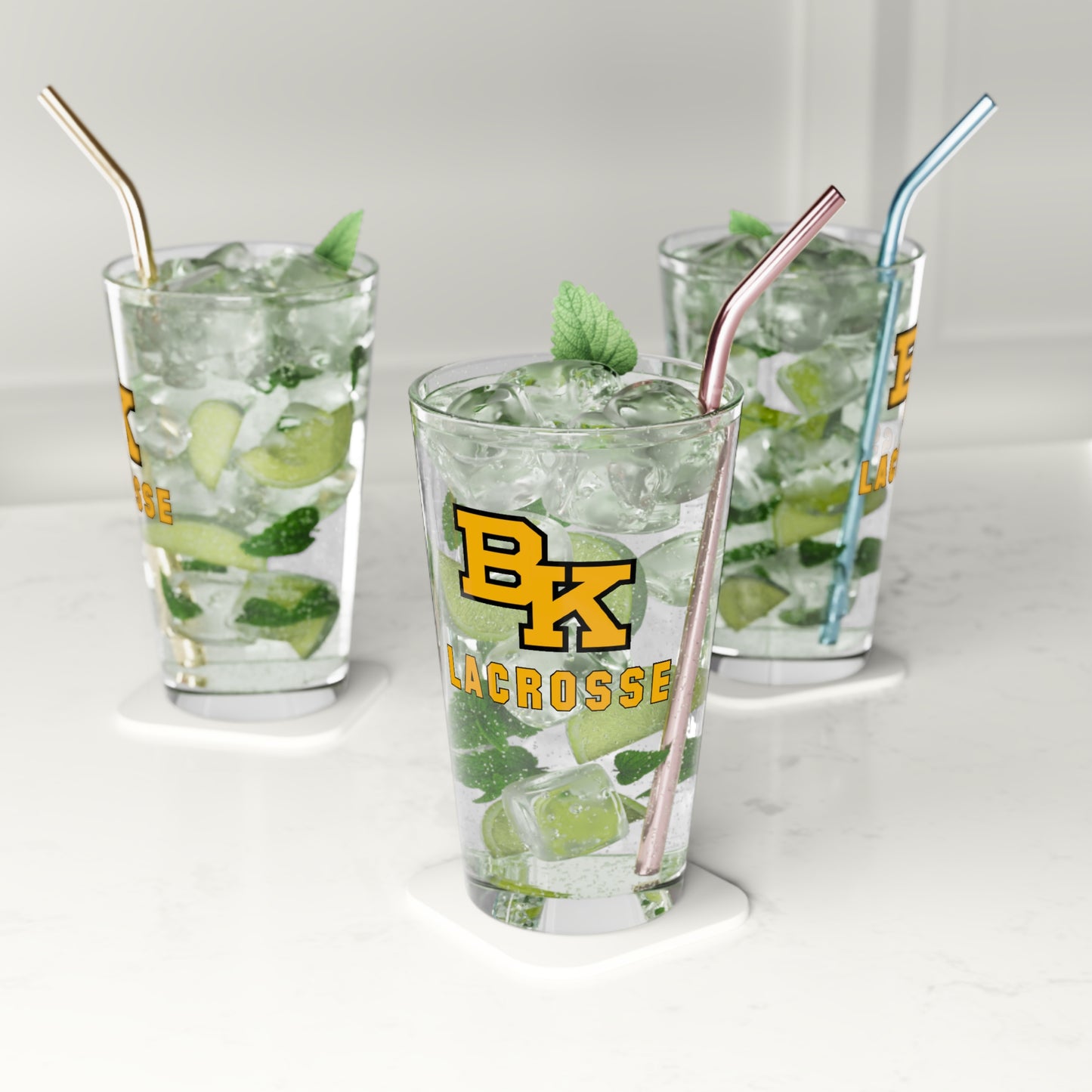 Bishop Kelly Lacrosse Pint Glass - 16oz