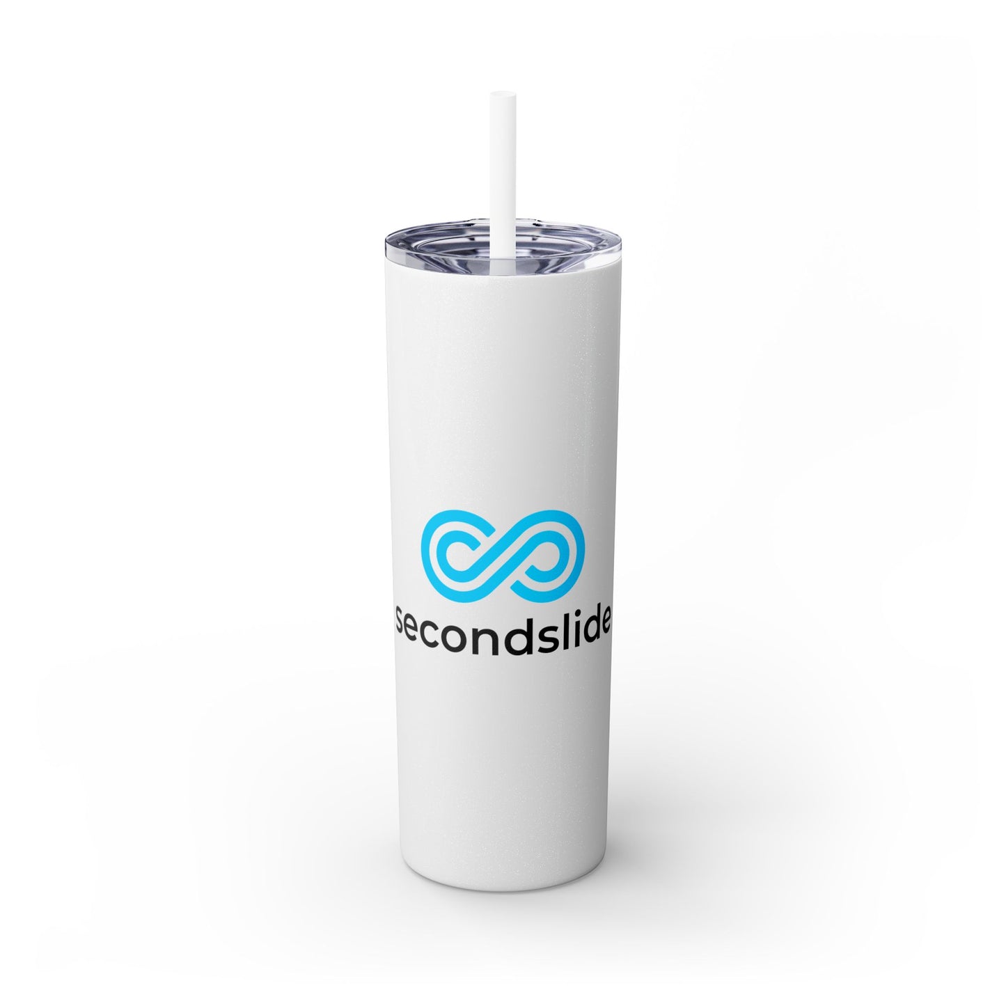 Secondslide Skinny Tumbler w/ Straw 20oz