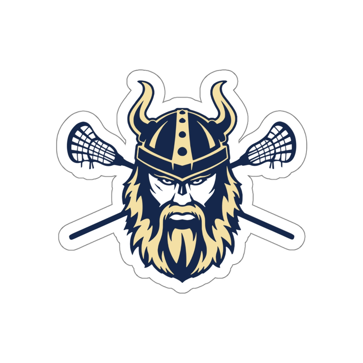 Middleton Vikings Lacrosse Die-Cut Stickers