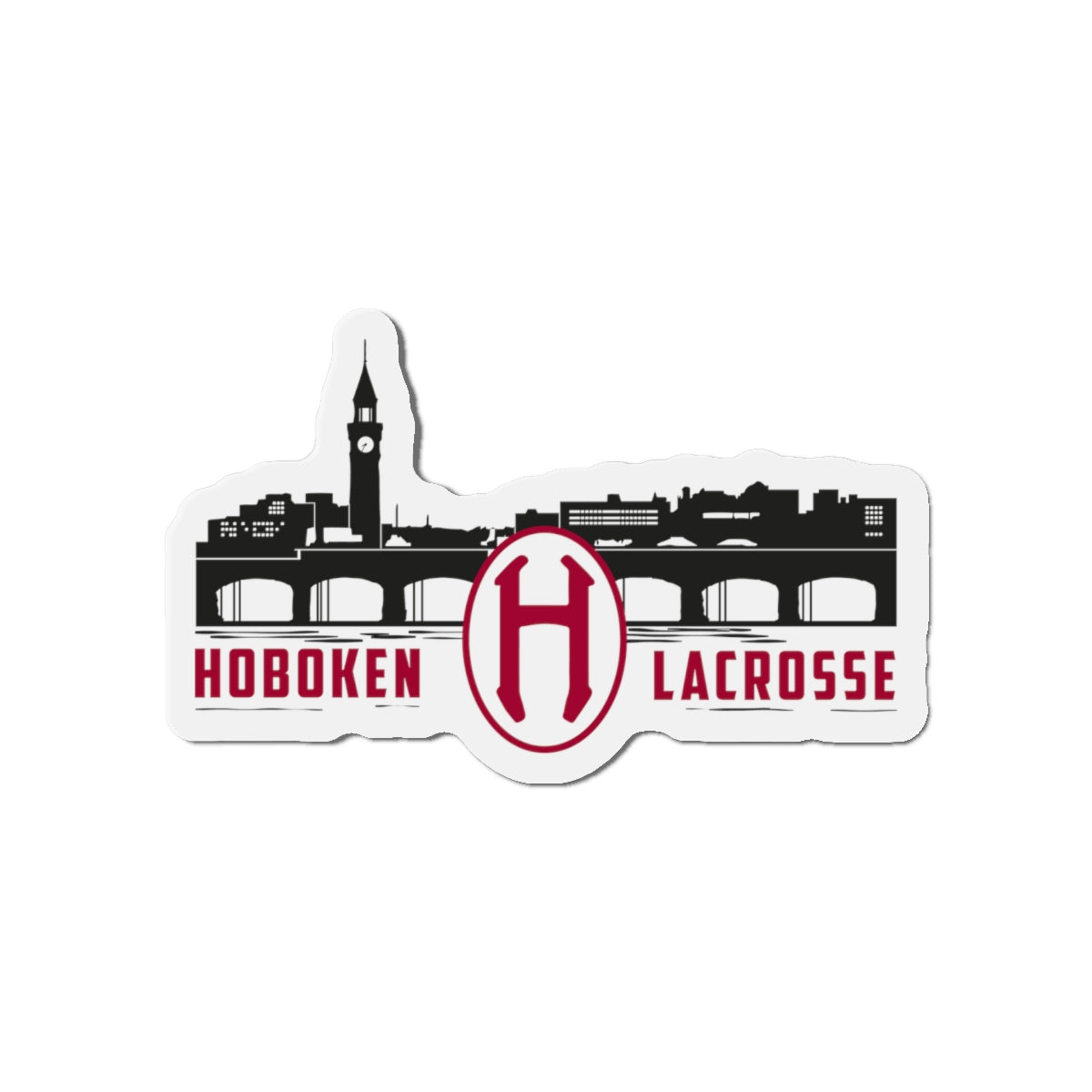 Hoboken Lacrosse Magnet