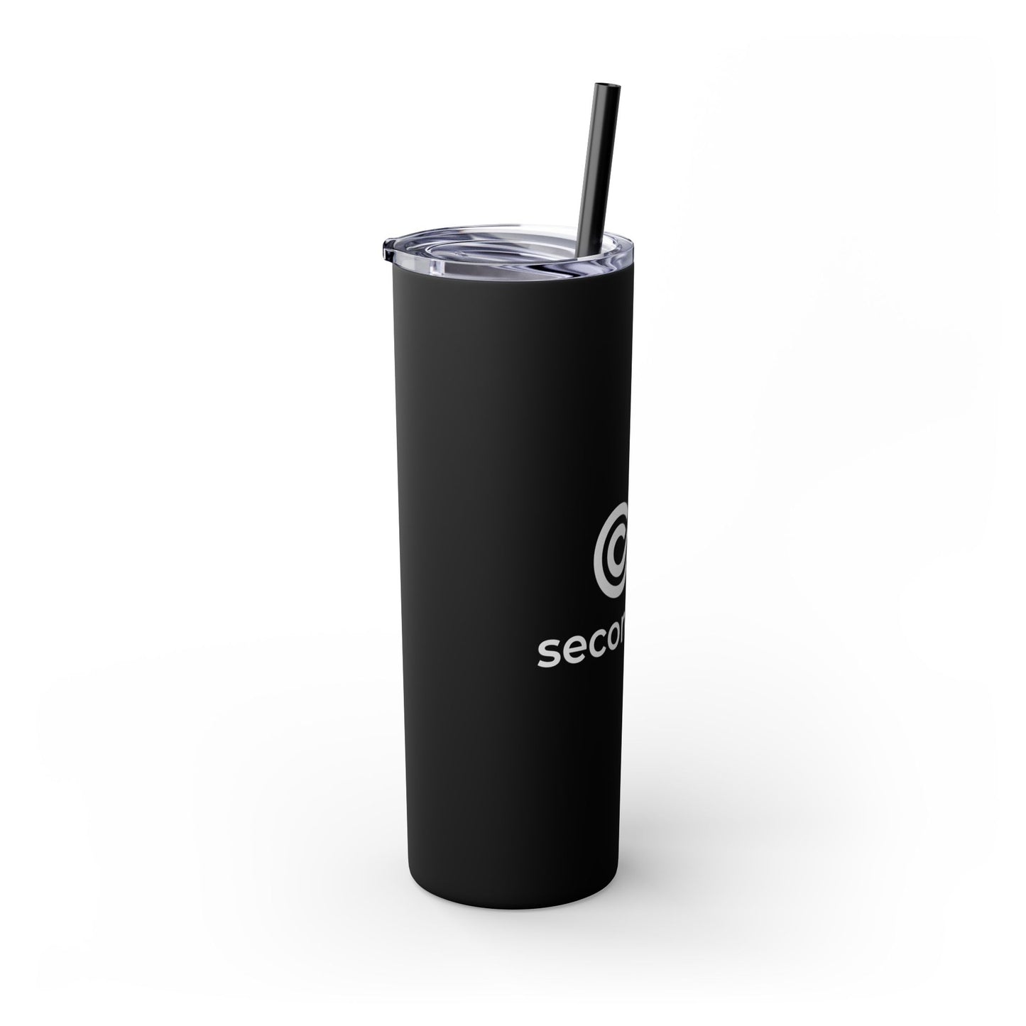Secondslide Skinny Tumbler w/ Straw 20oz