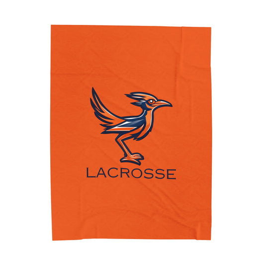 UTSA Lacrosse Velveteen Plush Blanket (60" x 80")