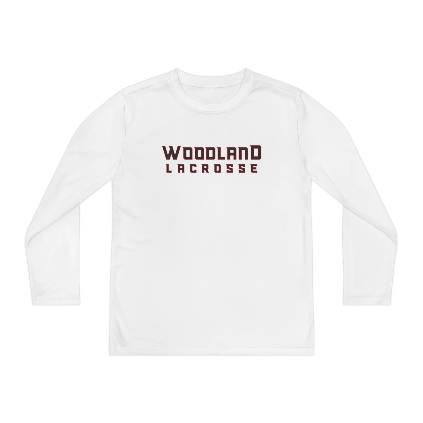 Youth Woodland Lacrosse Sport-Tek Performance Long Sleeve Shirt