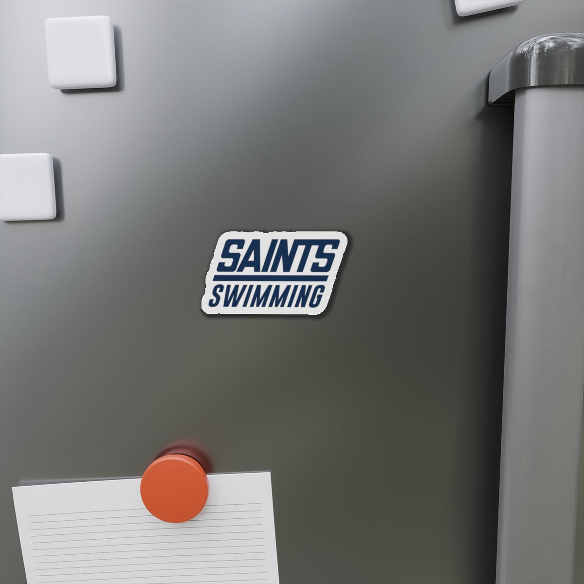 Saints Swimming Die-Cut Magnet