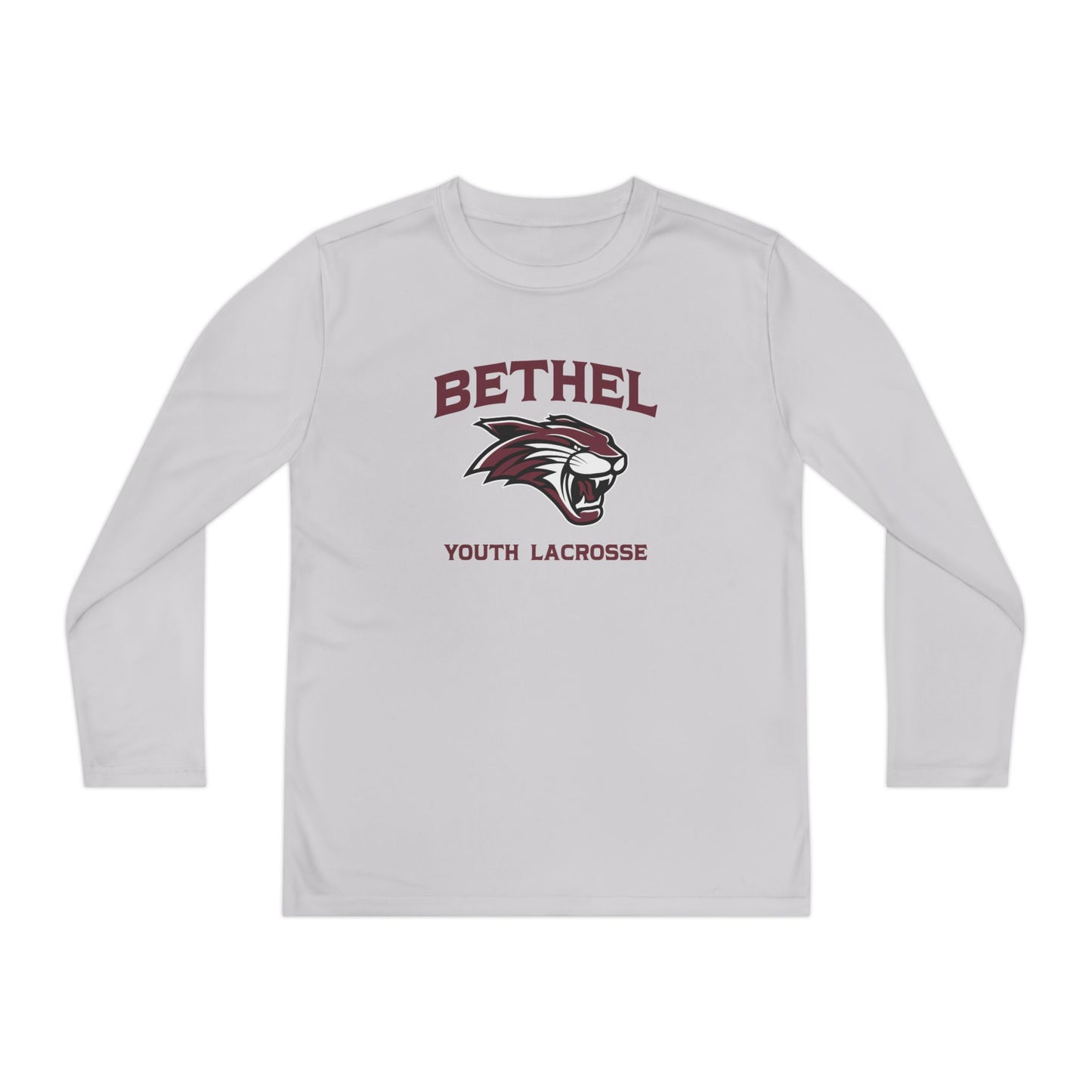 Youth Bethel Youth Lacrosse Sport-Tek Performance Long Sleeve Shirt