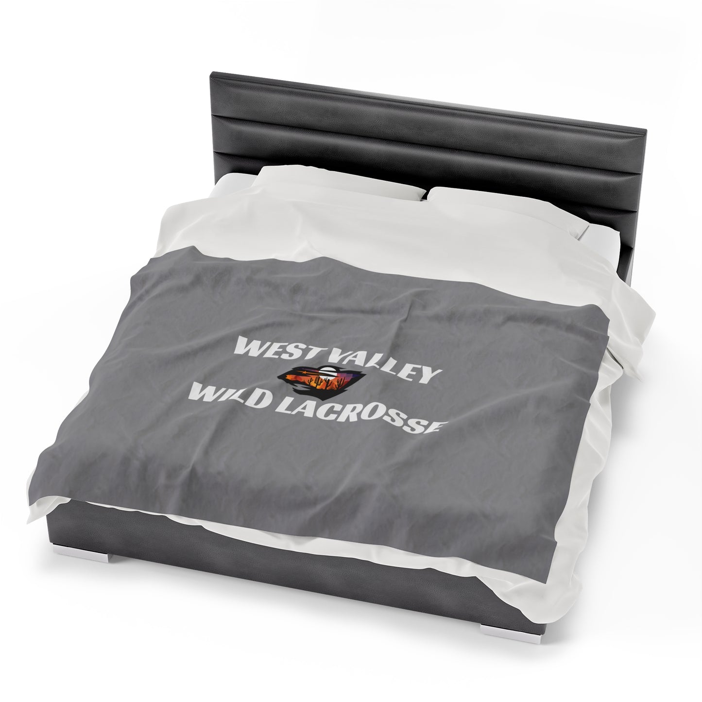 WVW Lacrosse Velveteen Plush Blanket (60" x 80")
