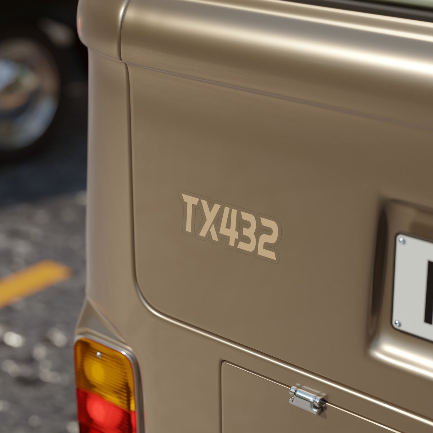 Die-Cut Transparent Outdoor Stickers 6X6