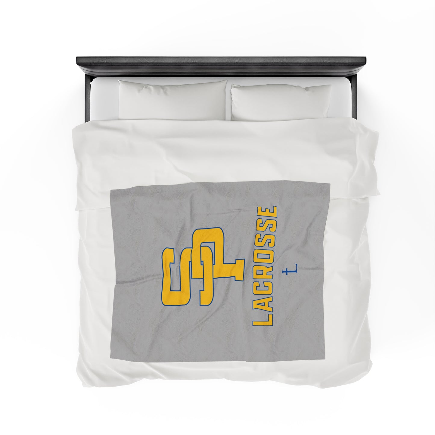 Saint Paul's Lacrosse Velveteen Plush Blanket