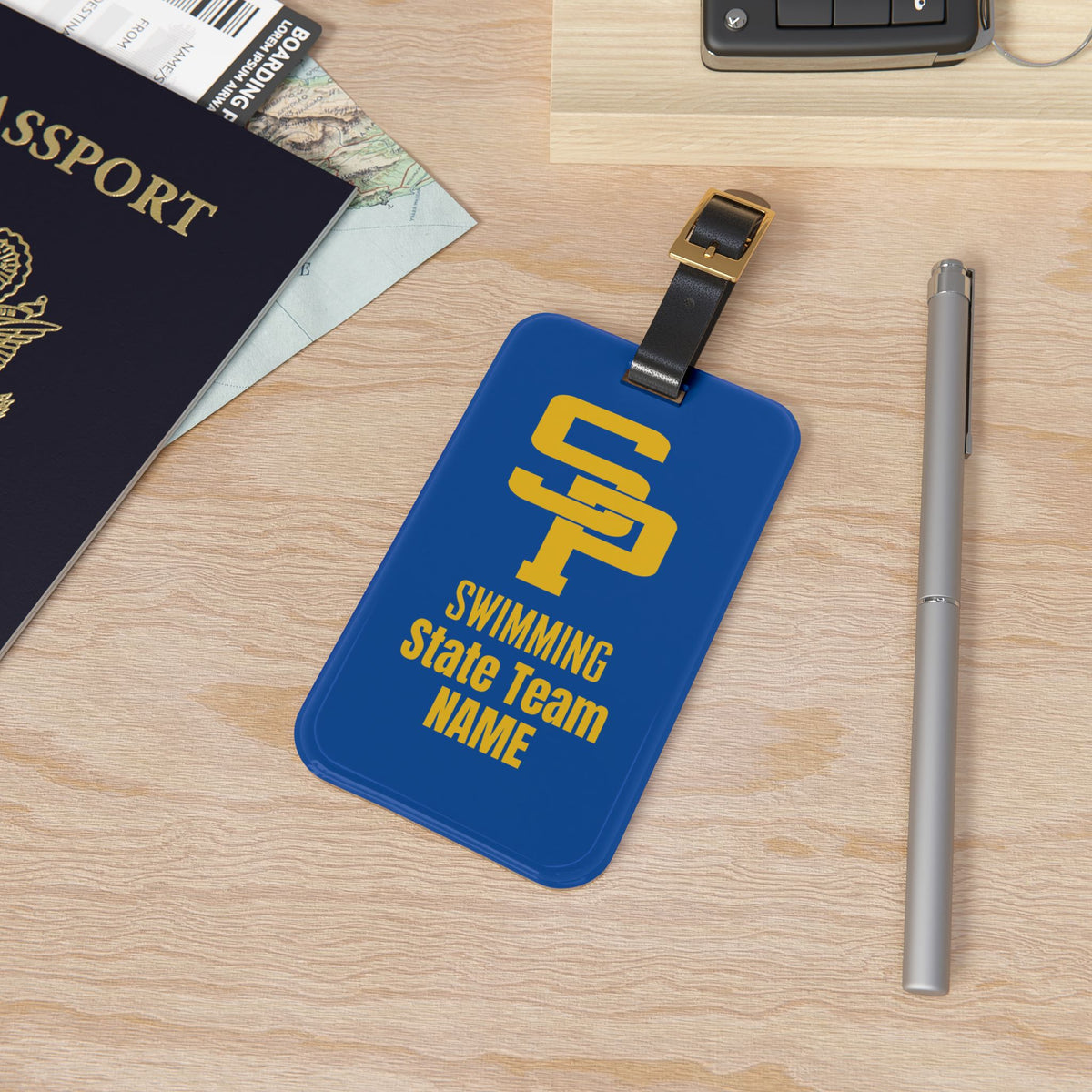 Personalizable - St. Paul's Swimming Luggage Tag