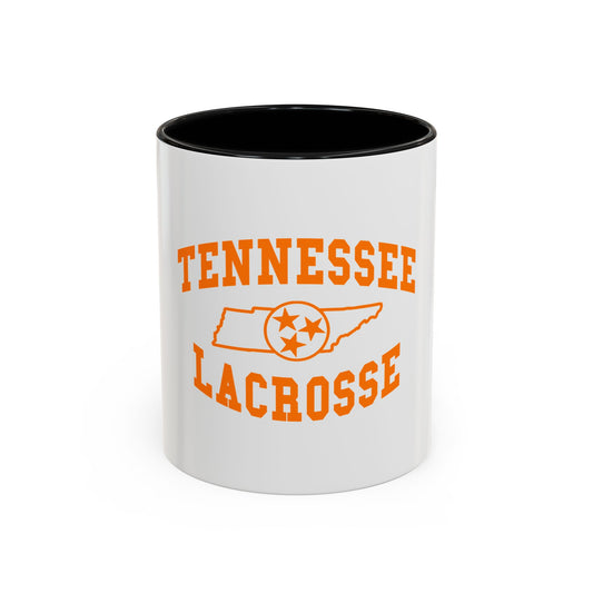 Tennessee Lacrosse Accent Coffee Mug
