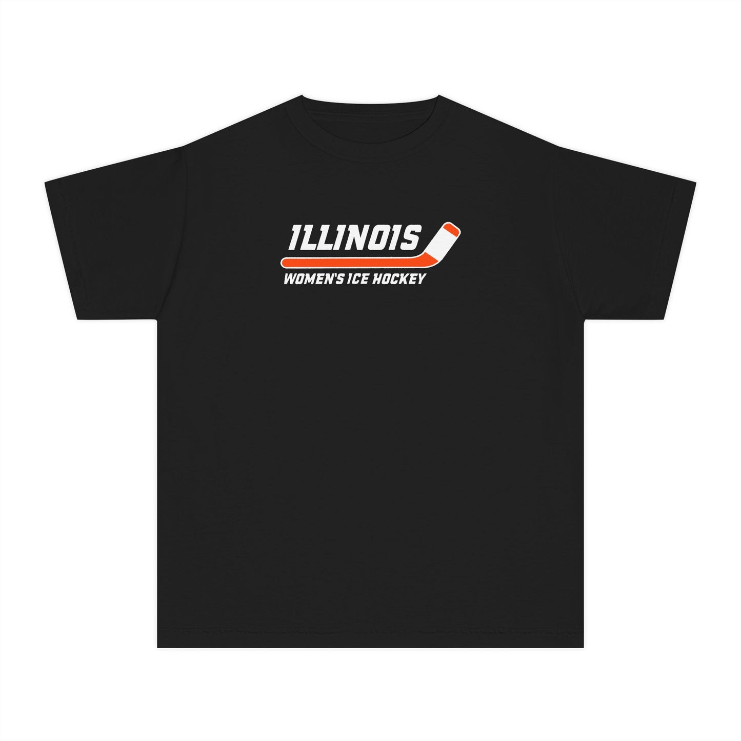 Youth Illinois HockeyComfort Colors Garment Dyed T-Shirt