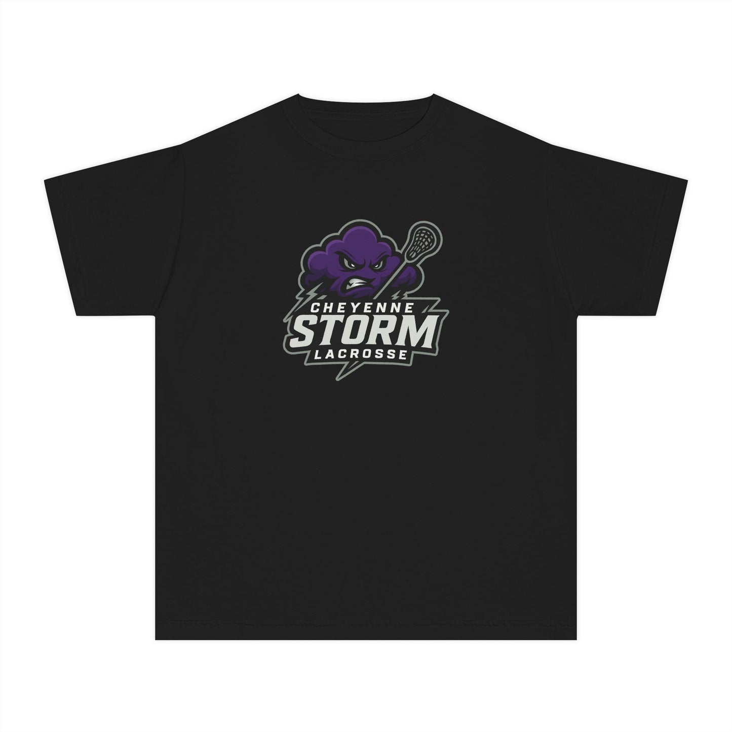 Youth Cheyenne Lacrosse Comfort Colors Garment Dyed T-Shirt