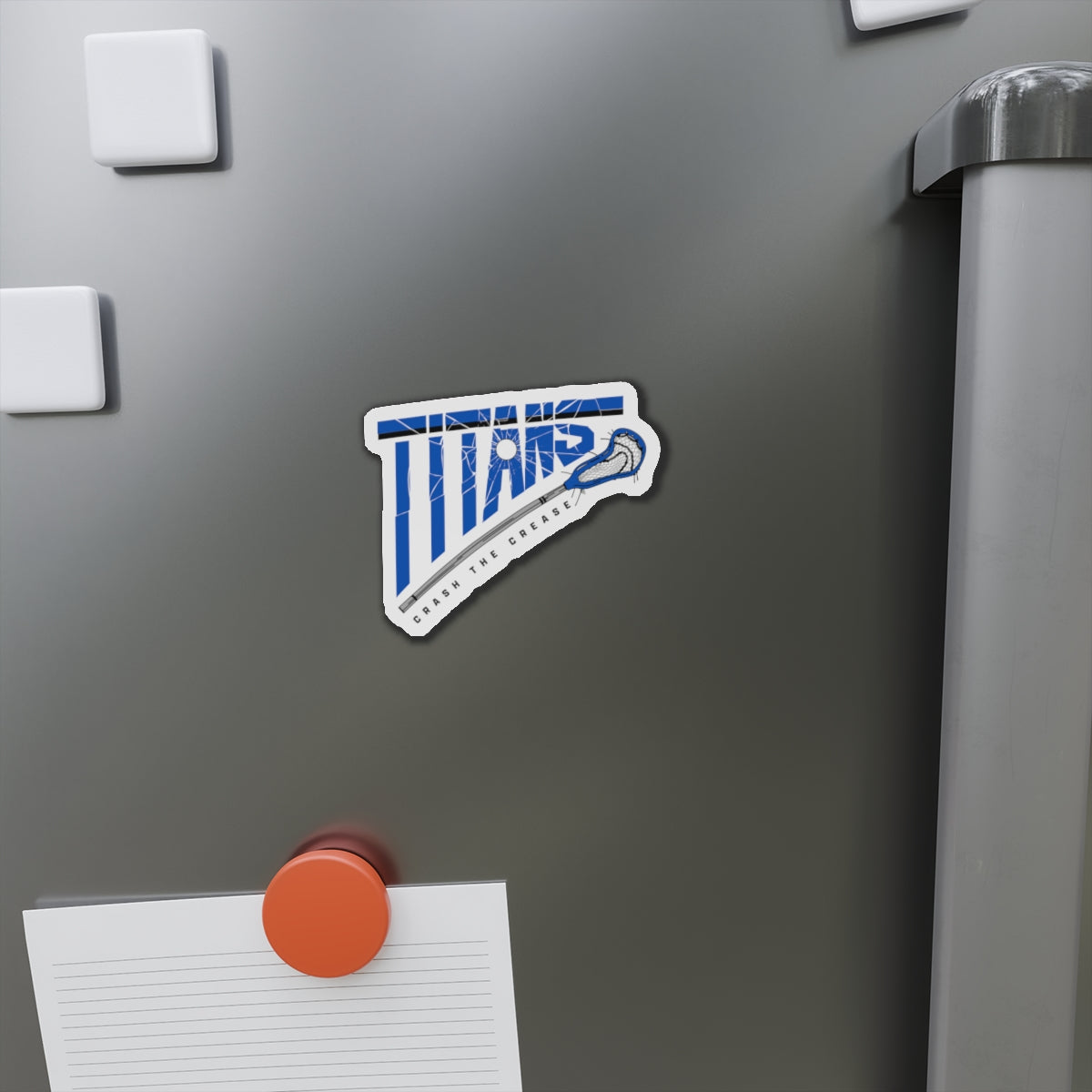 SW Titans Lacrosse Die-Cut Magnet