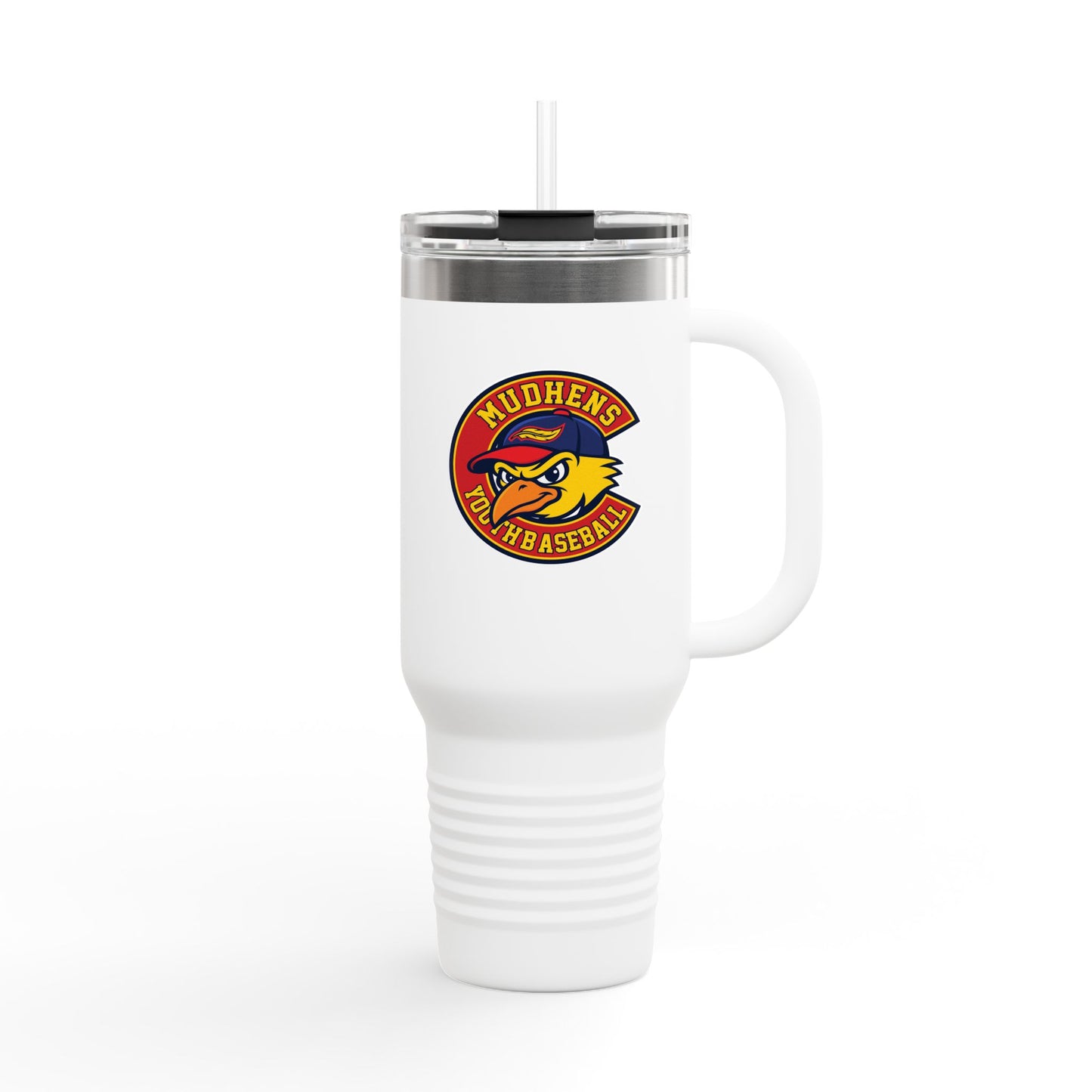 Mudhens Baseball Insulated Travel Mug (40 oz)
