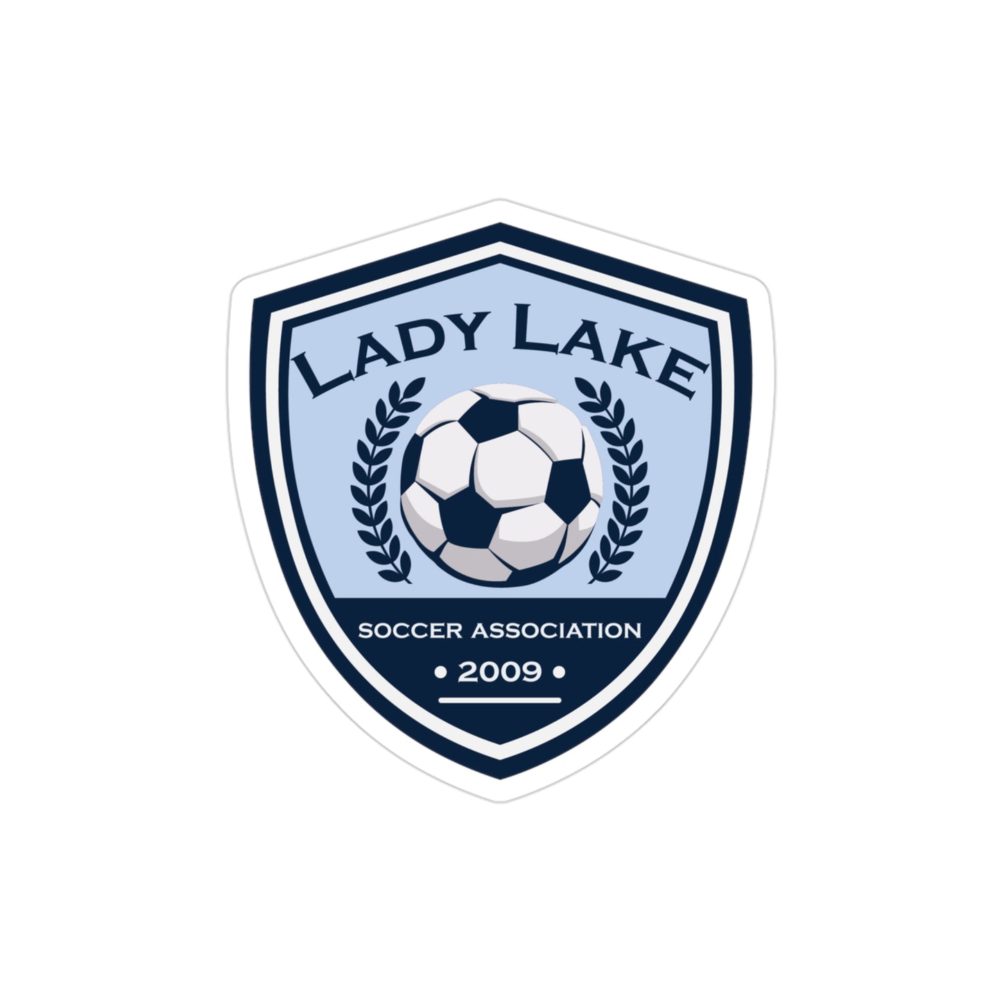 Lady Lake Soccer Association Die-Cut Outdoor Sticker