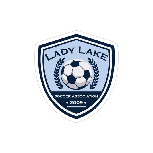 Lady Lake Soccer Association Die-Cut Outdoor Sticker