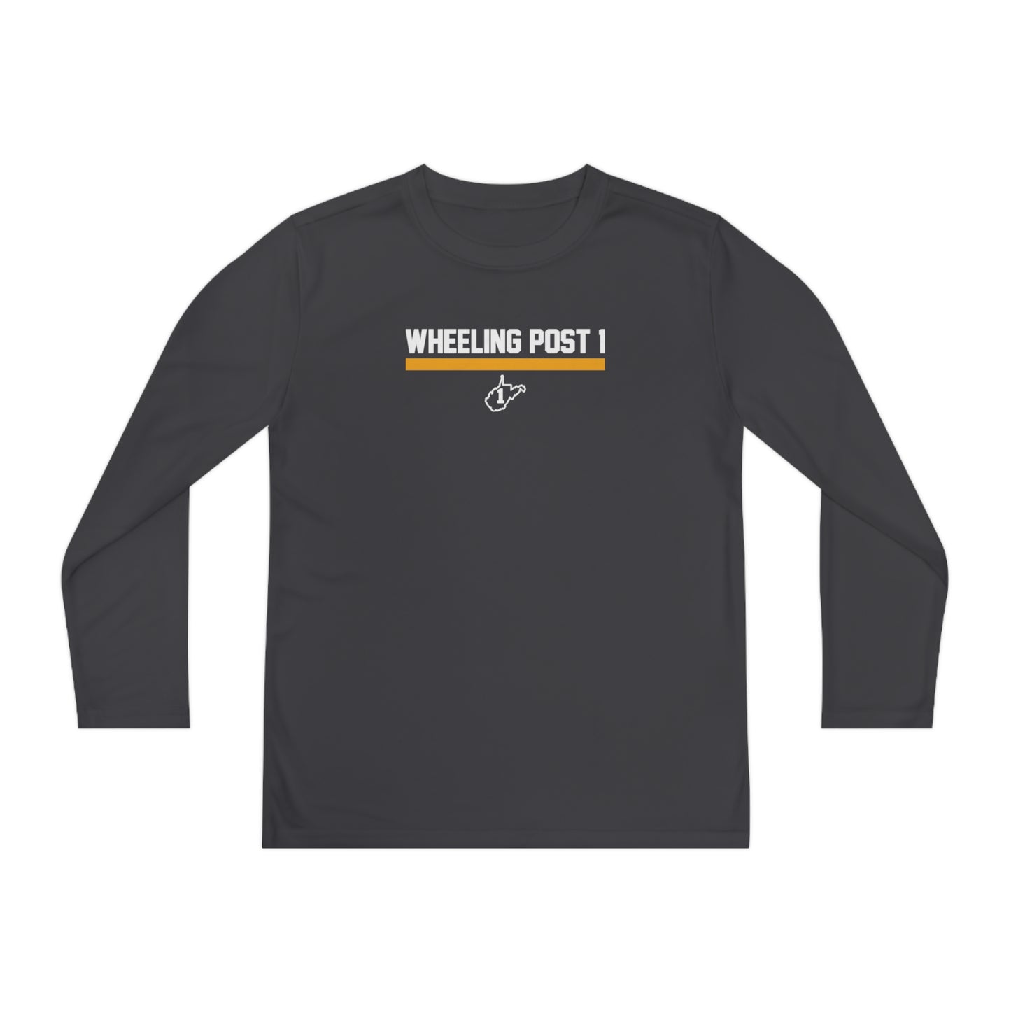 Youth Wheeling Post 1 Sport-Tek Performance Long Sleeve Shirt