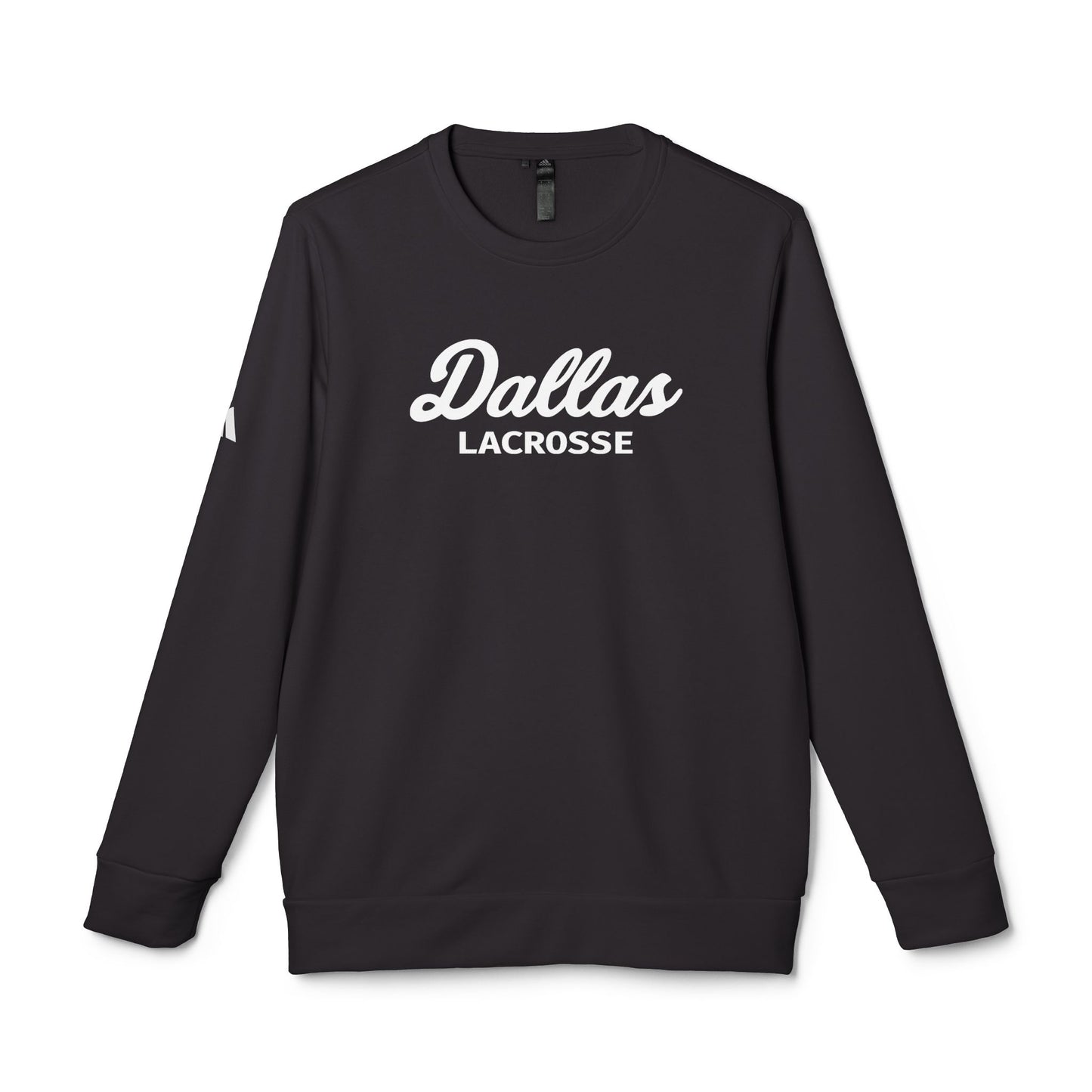 Adult SMU Lacrosse Adidas Fleece Crewneck Sweatshirt