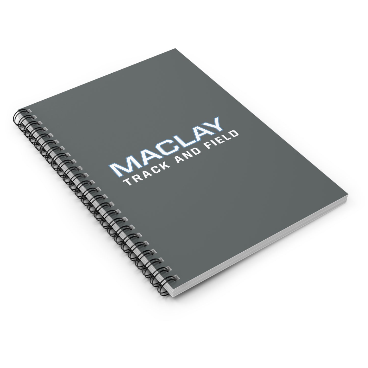 Maclay Track & Field Spiral Notebook - Ruled Line (8" x 6")