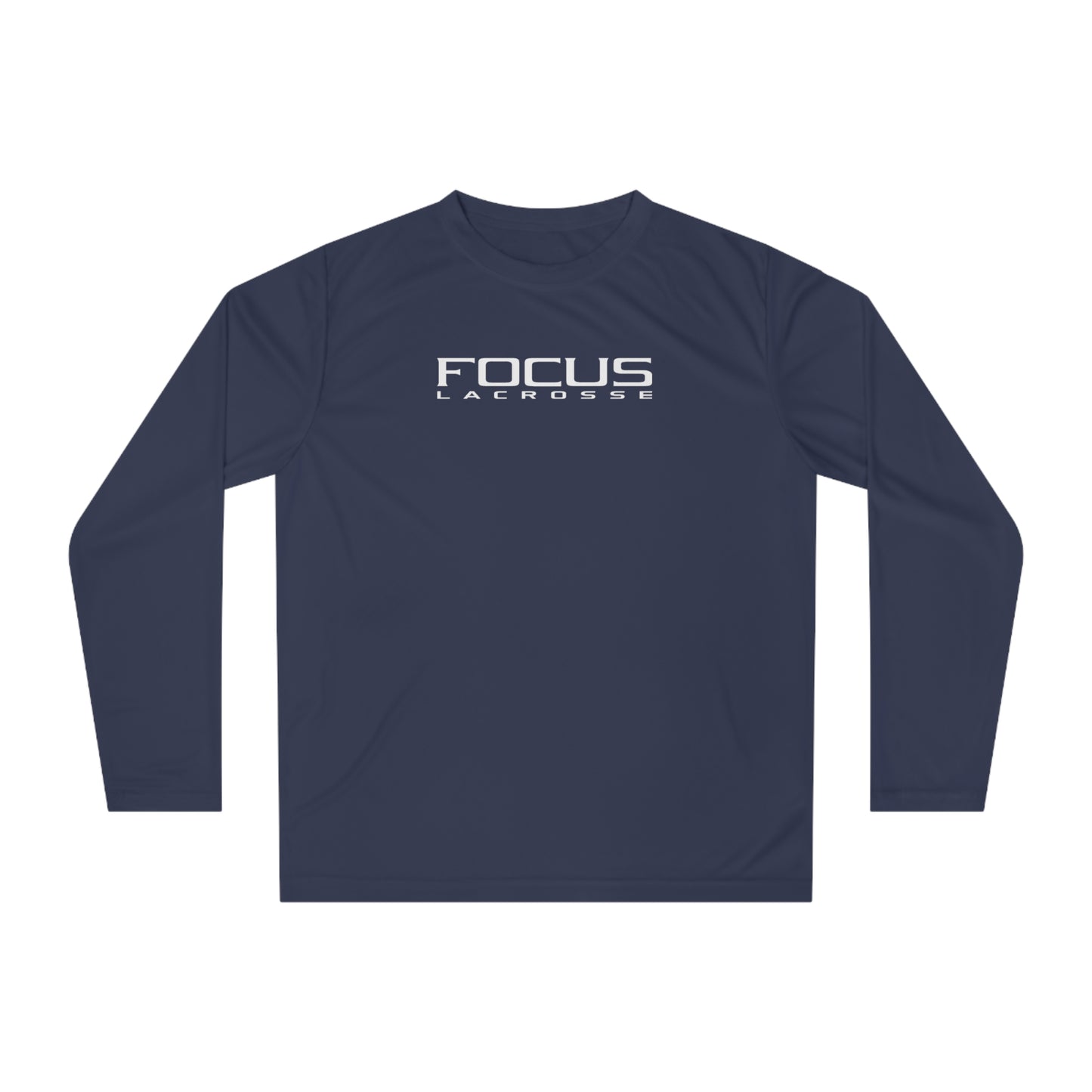 Adult Focus Lacrosse Performance Long Sleeve Shirt