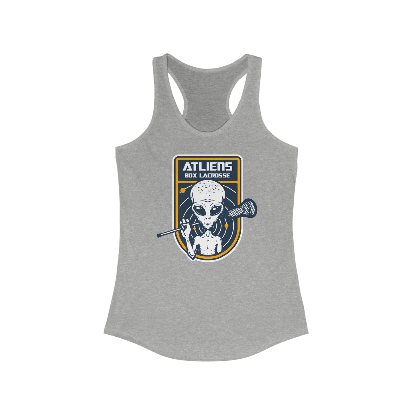 Women's ATLiens Box Lacrosse Next Level Racerback Tank