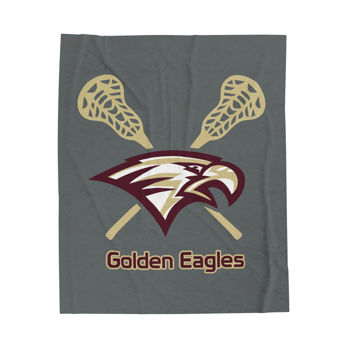 Maple Mountain Youth Lacrosse Velveteen Plush Blanket