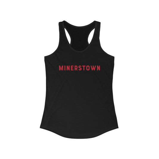Women's Minerstown Next Level Racerback Tank