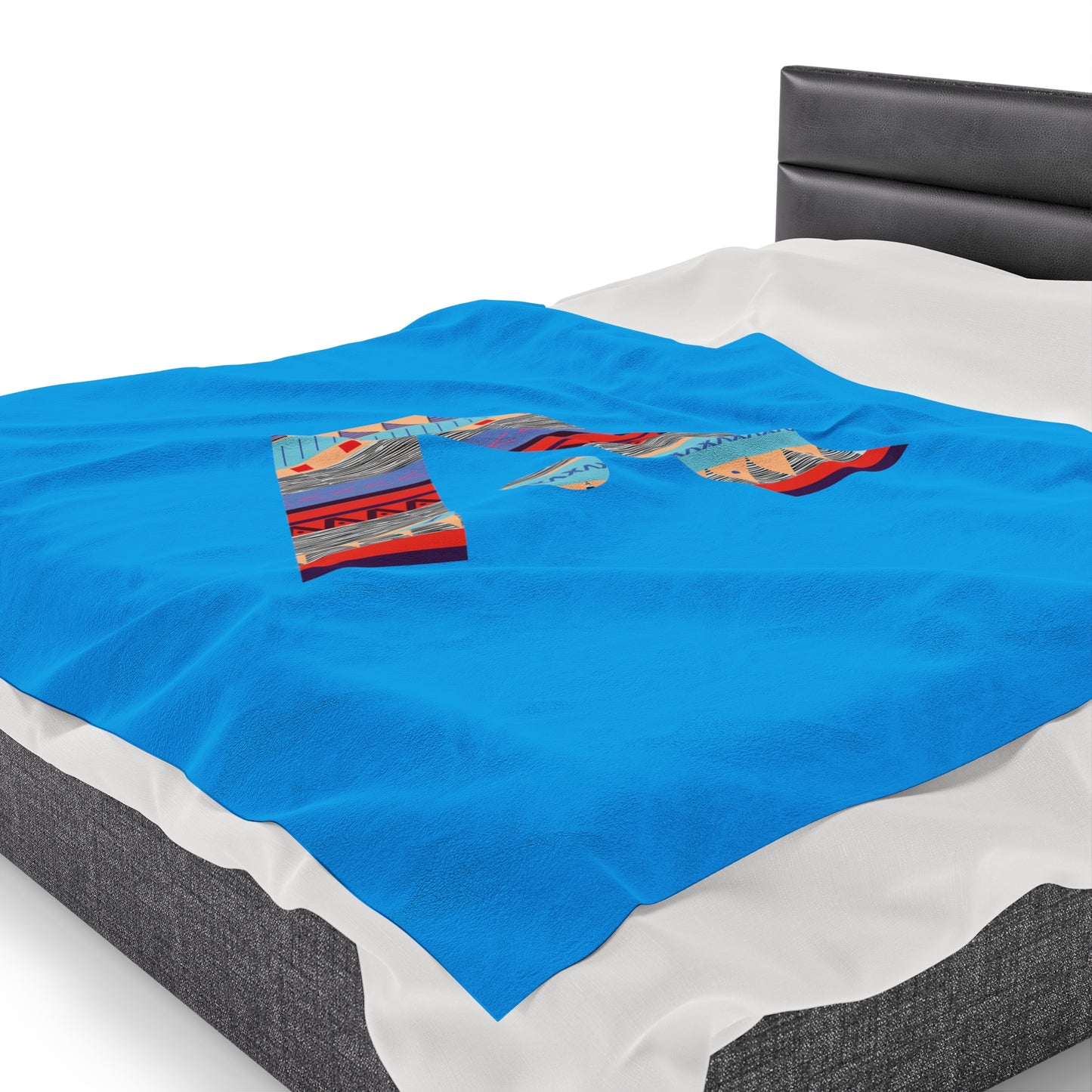 ADVNC Lacrosse Velveteen Plush Blanket (60"x80")