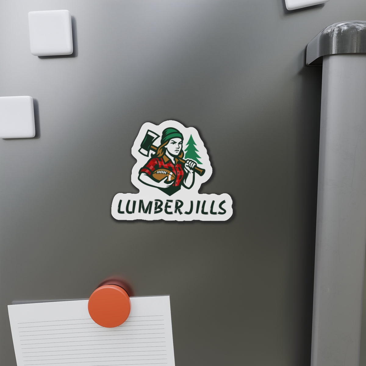 Lumberjills Die-Cut Magnet