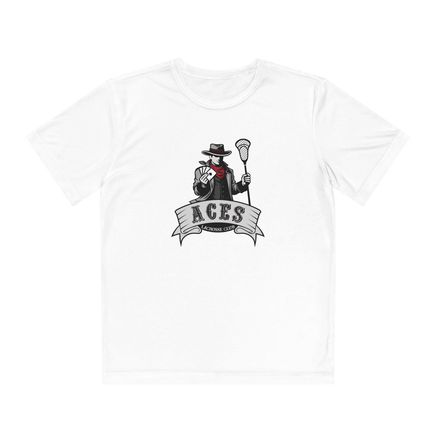 Youth Aces Lacrosse Sport-Tek Performance Tee