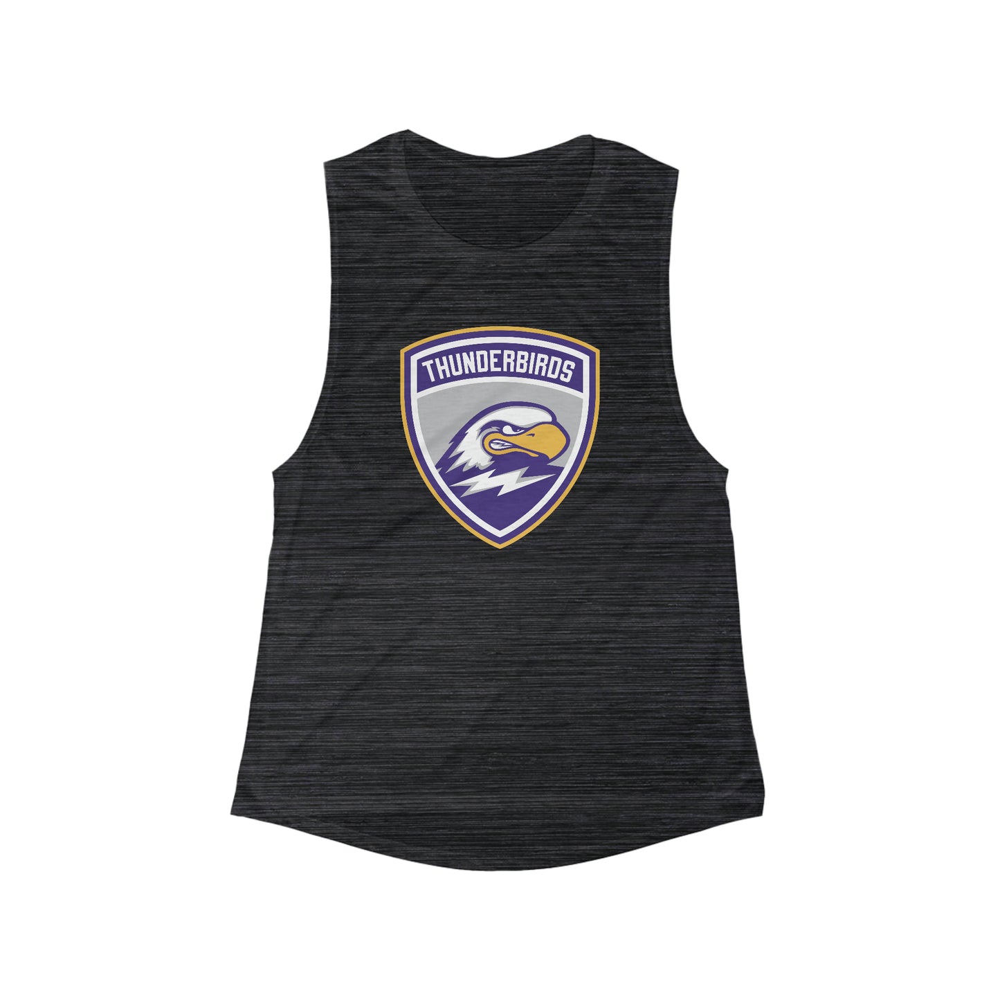 Women's Thunderbirds Hockey Bella + Canvas Flowy Scoop Sport Tank