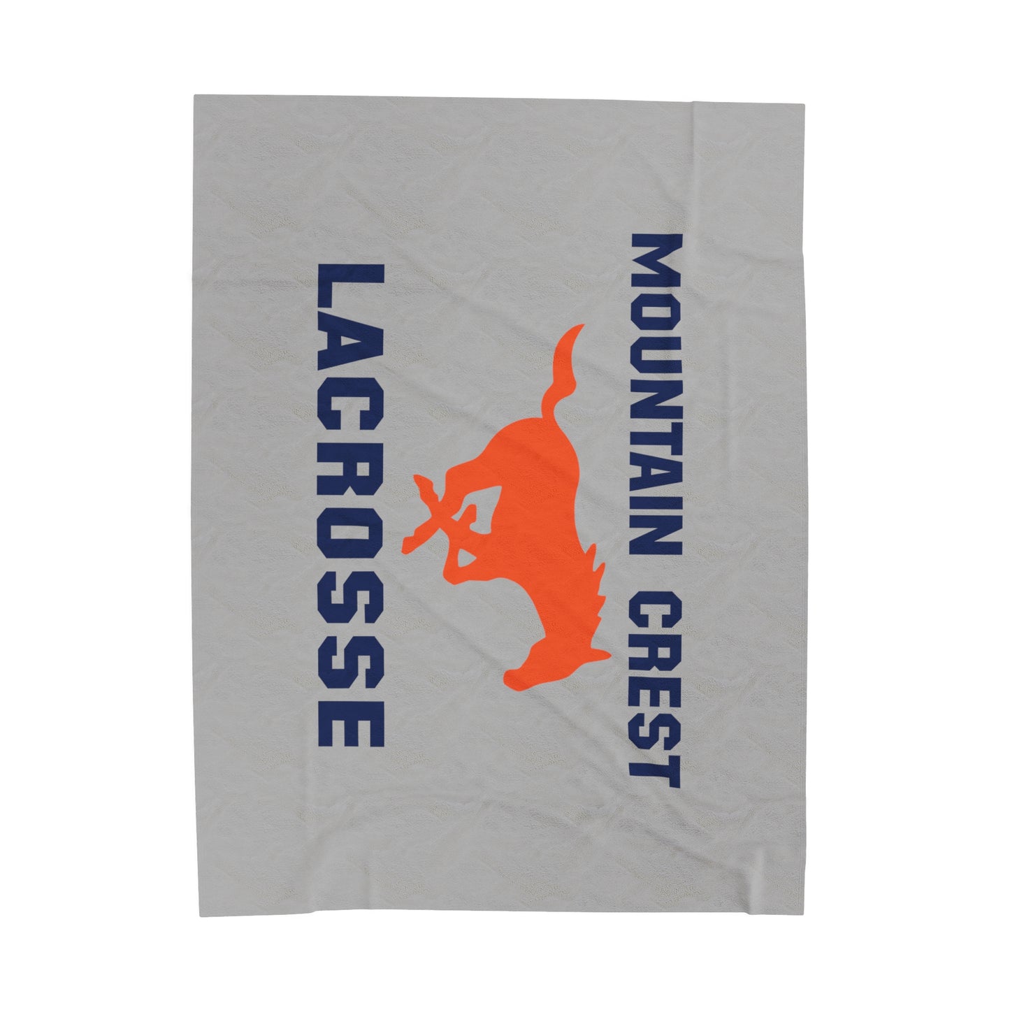 Mountain Crest Lacrosse Velveteen Plush Blanket (60" x 80")
