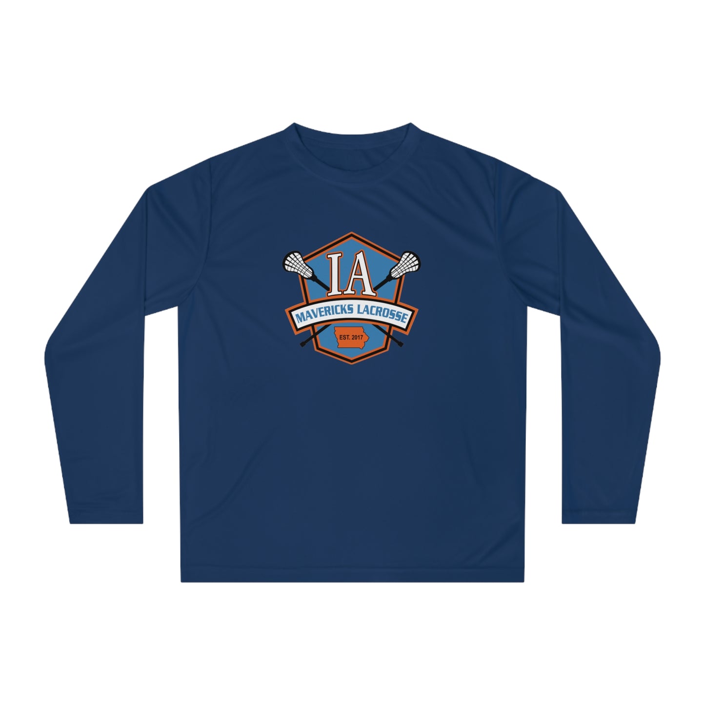 Adult Iowa Mavericks Team 365 Performance Long Sleeve Shirt